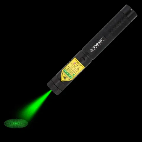 Groene laserpointer G1 Pro met zichtbare laserstraal in het donker