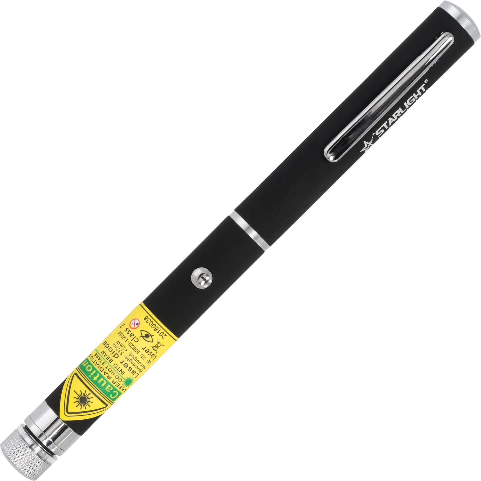 Groene laserpen met figuren Starlight Lasers X2 met figurenkapje