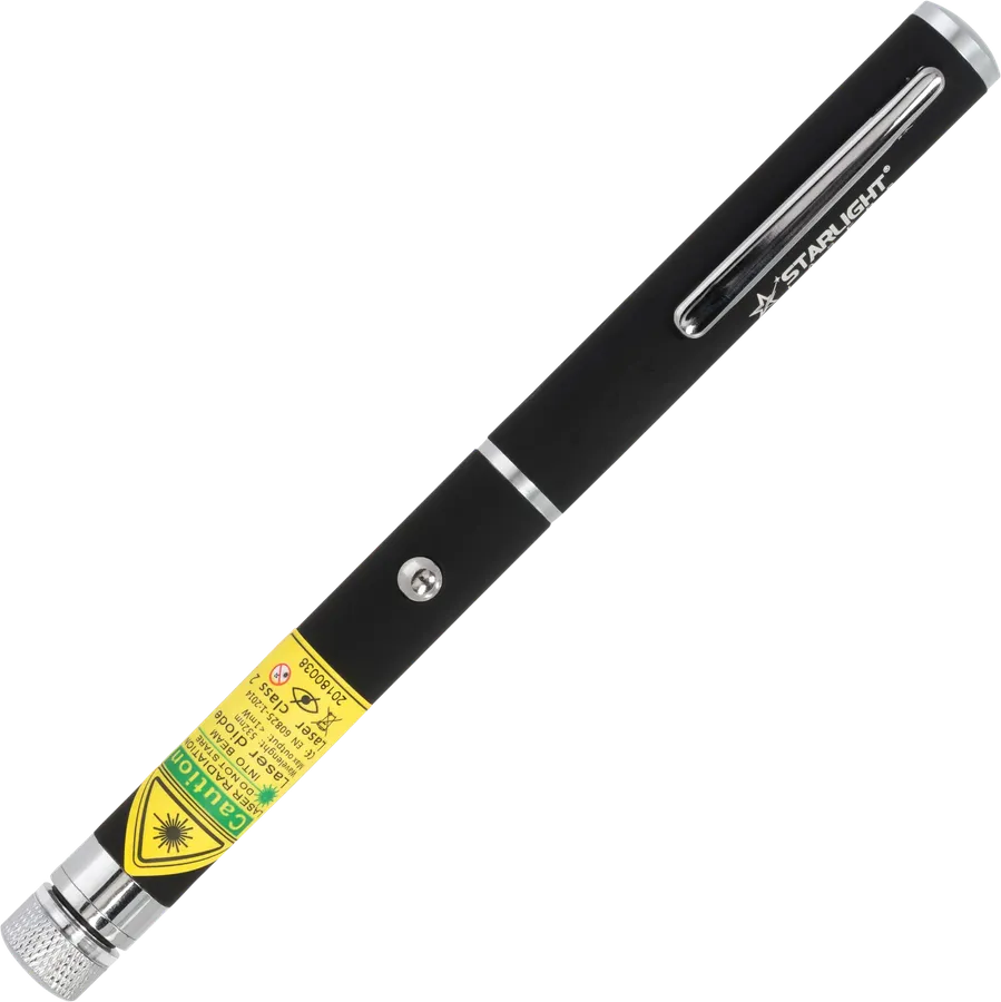 Groene laserpen met figuren Starlight Lasers X2 met figurenkapje