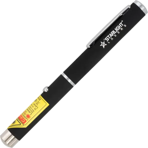 Rode laserpen M1 schuin van voren gezien