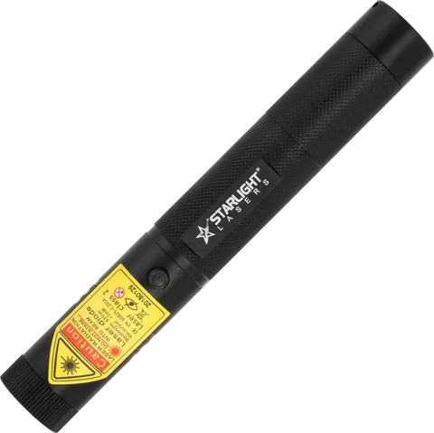 Oplaadbare rode laserpointer Starlight Lasers R1 Pro in aluminium