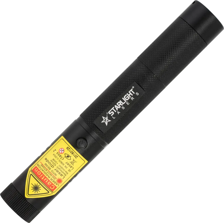 Oplaadbare rode laserpointer Starlight Lasers R1 Pro in aluminium