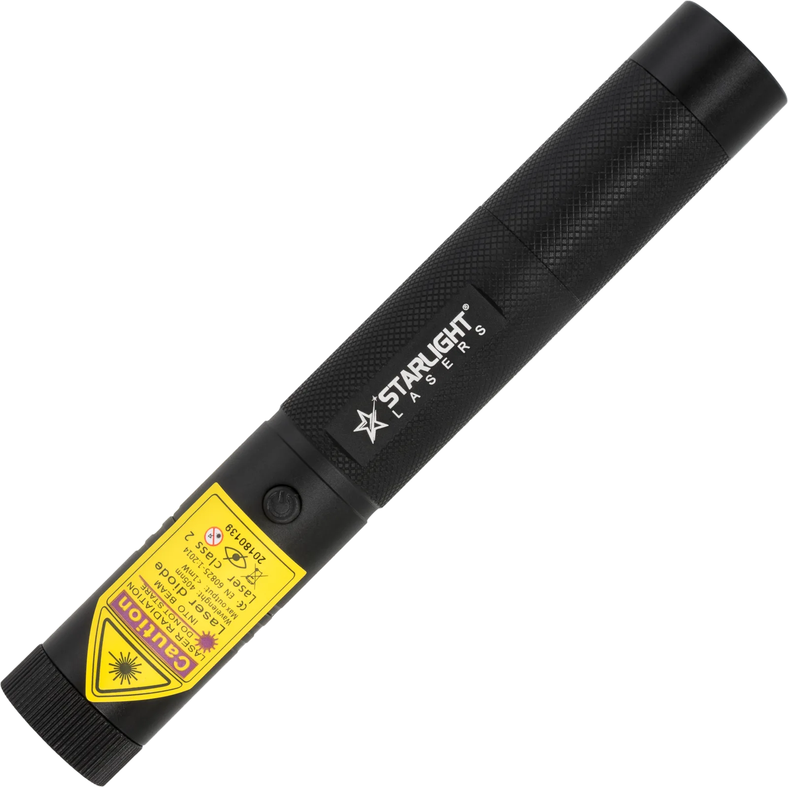 Violette laserpointer Starlight Lasers V1 Pro met paarsblauwe stip