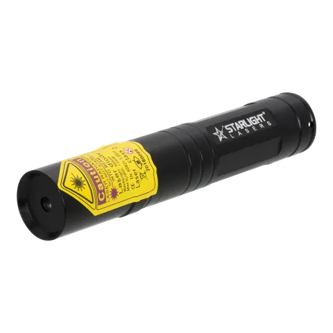 Compacte violette laserpointer V2 Pro van opzij gezien