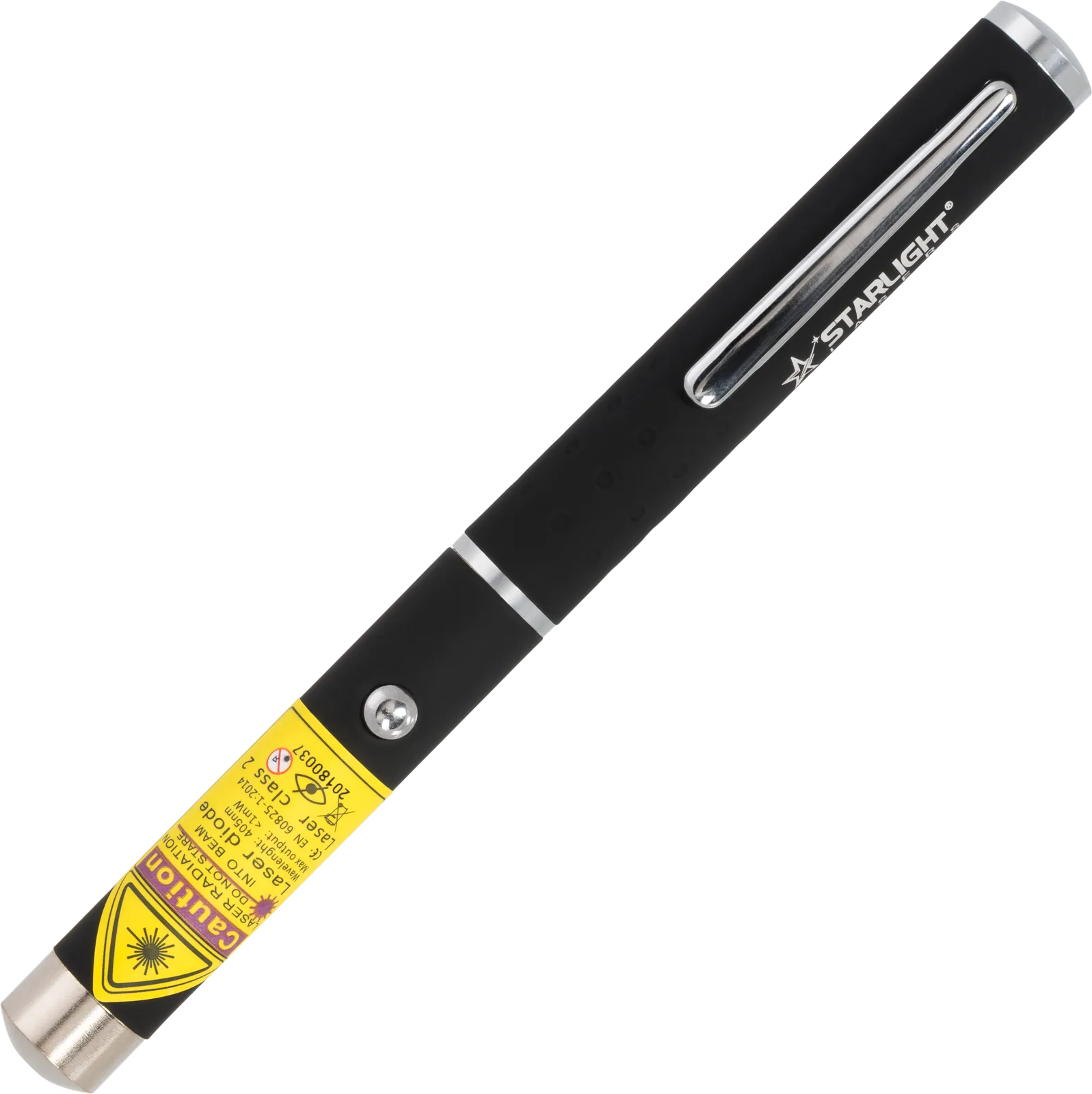 Violette laserpen Starlight Lasers Z1 met paarsblauwe stip